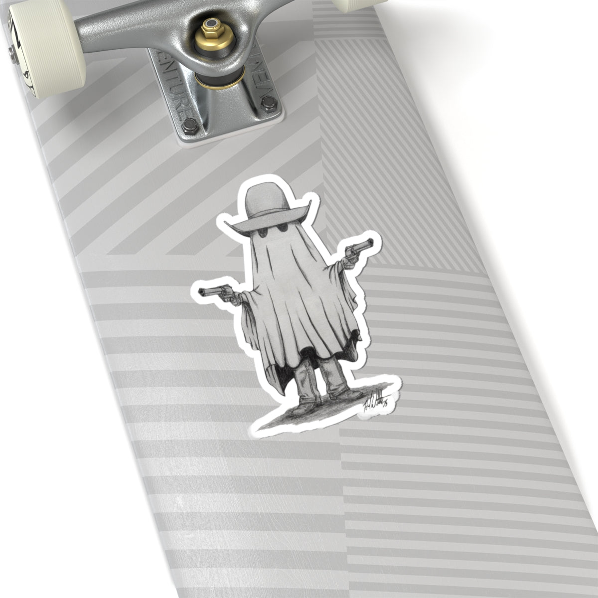 Outlaw Cowboy Kiss-Cut Stickers | Fun Decor for Laptops, Water Bottles, Journals, Halloween & Western Themes