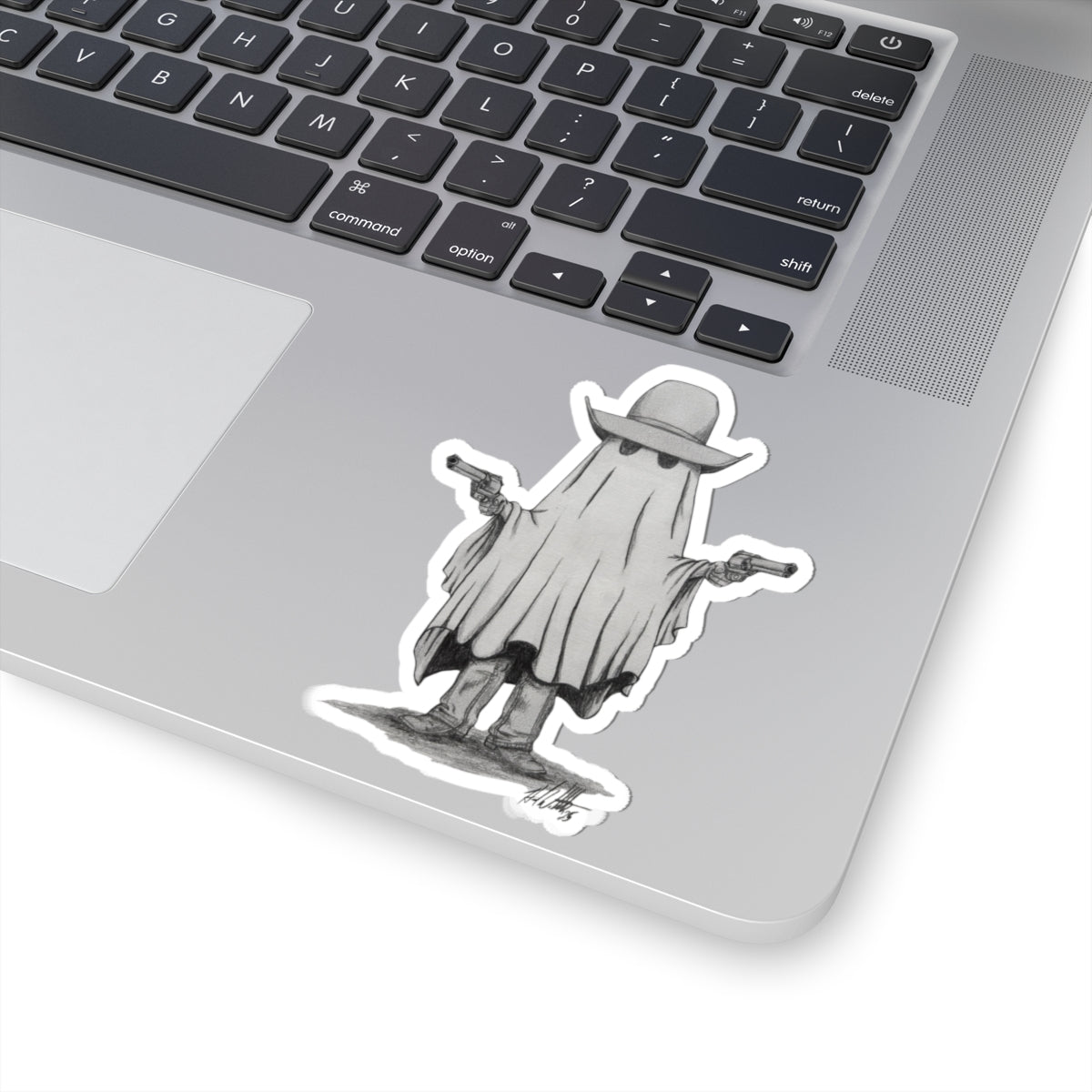Outlaw Cowboy Kiss-Cut Stickers | Fun Decor for Laptops, Water Bottles, Journals, Halloween & Western Themes