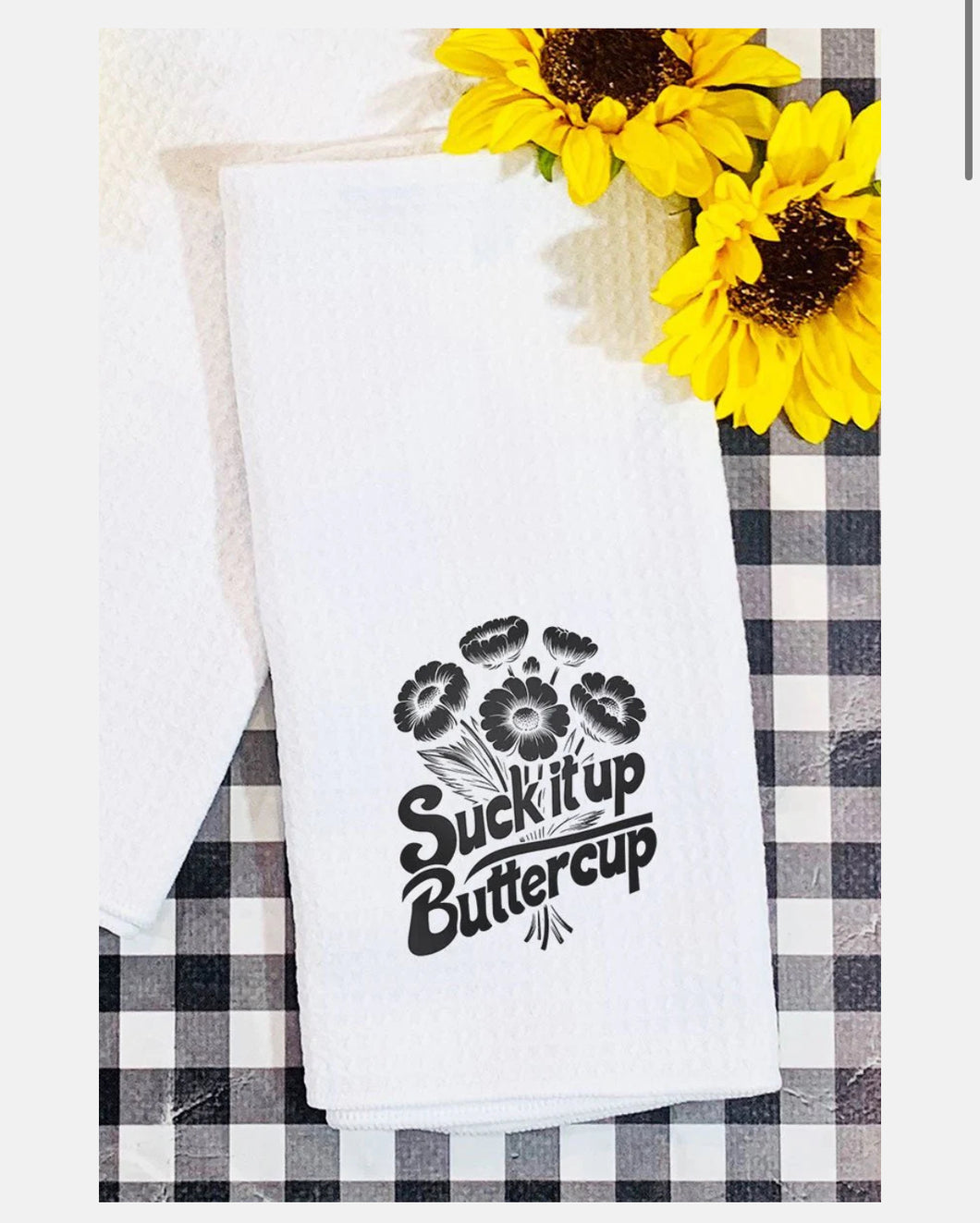 PREORDER- buttercup Tea Towel