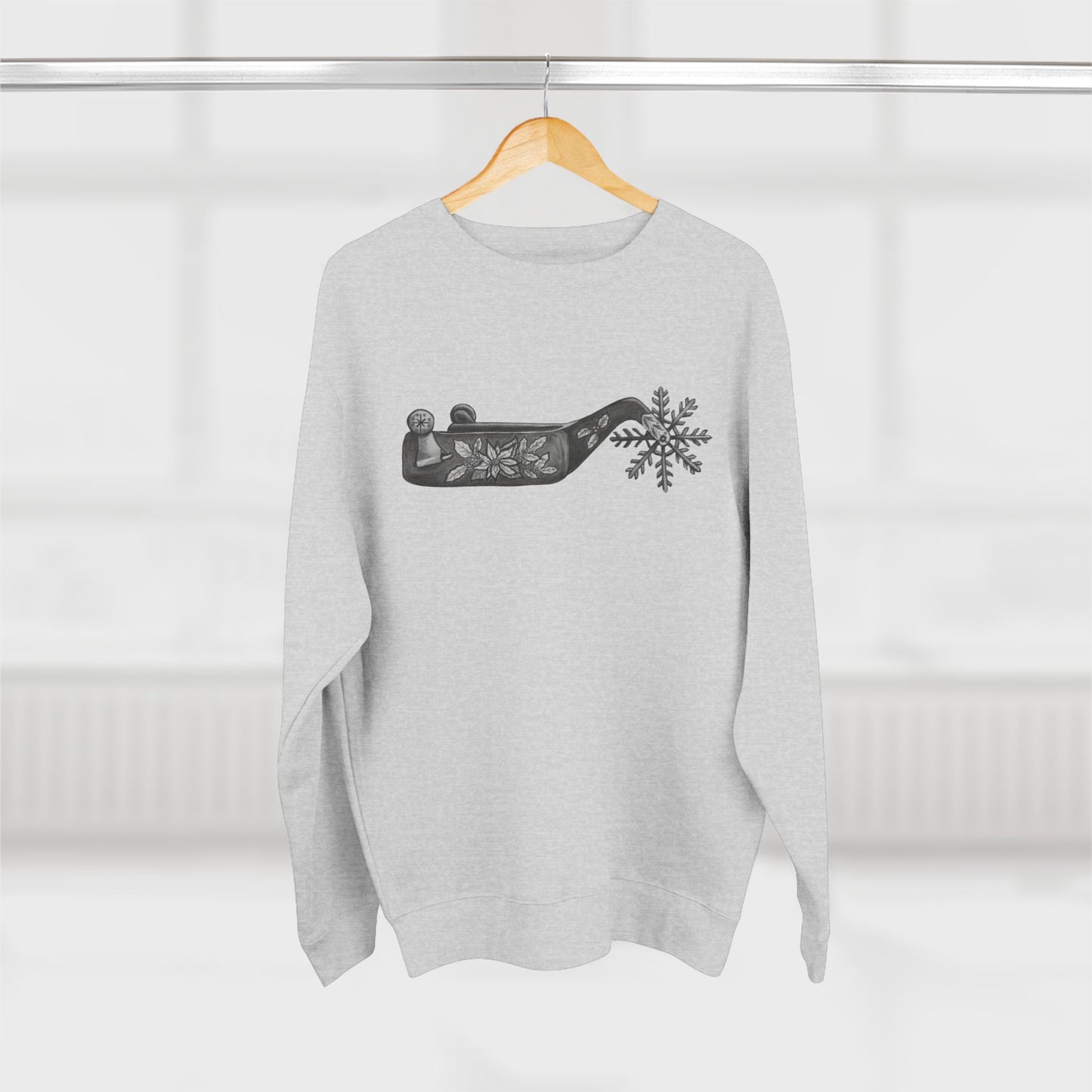 Cowboy Christmas Unisex Crewneck Sweatshirt