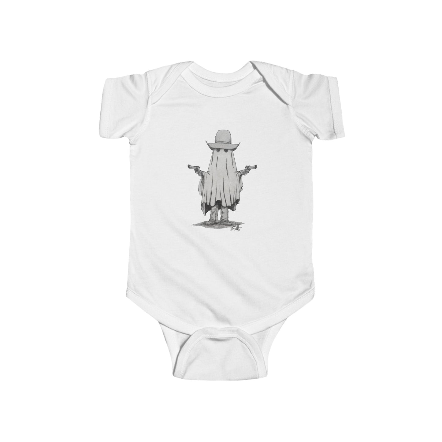Outlaw Phantom Infant Bodysuit – Adorable Gift for Newborns, Baby Showers, and Holidays, Soft Cotton, Playful Design