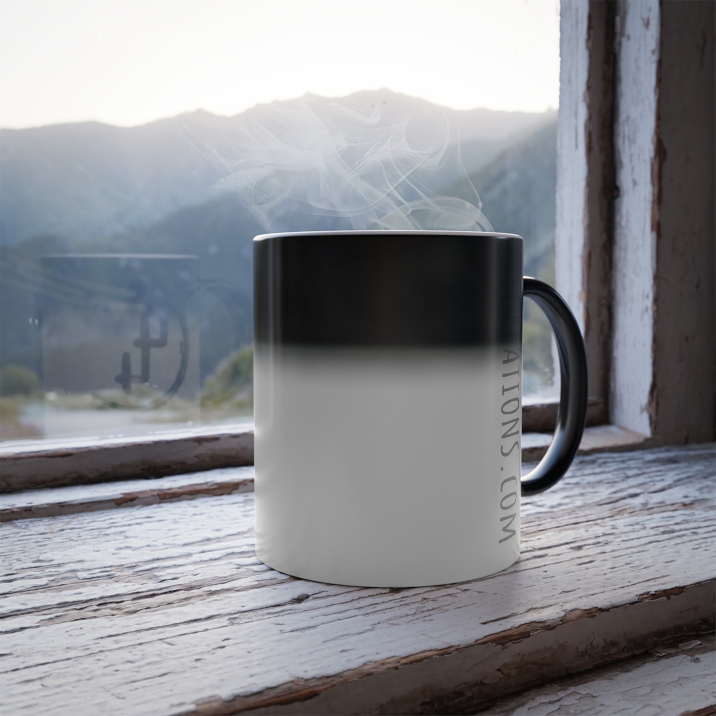 44 Logo Color Morphing Coffee Mug – Transformative Heat-Activated Drinkware