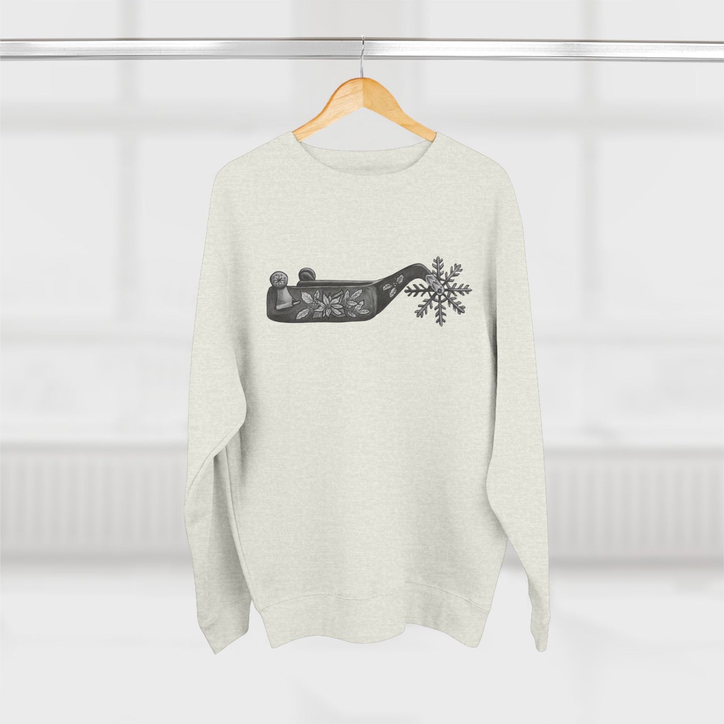Cowboy Christmas Unisex Crewneck Sweatshirt