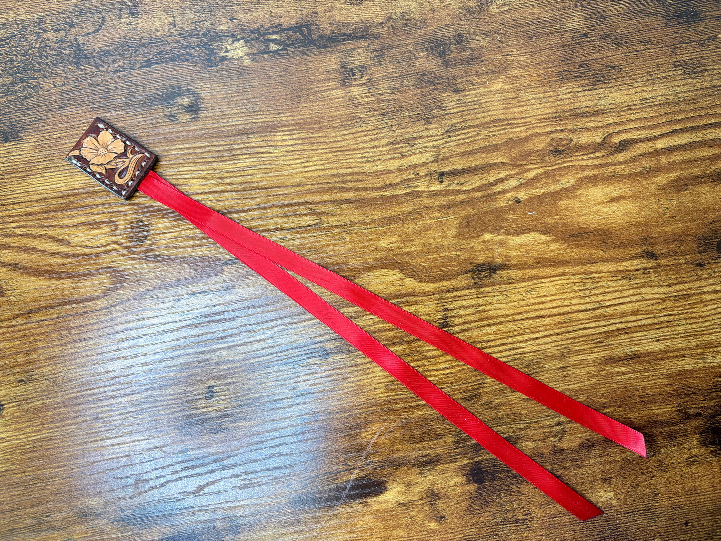 CUSTOM Tooled Ribbon Bookmark