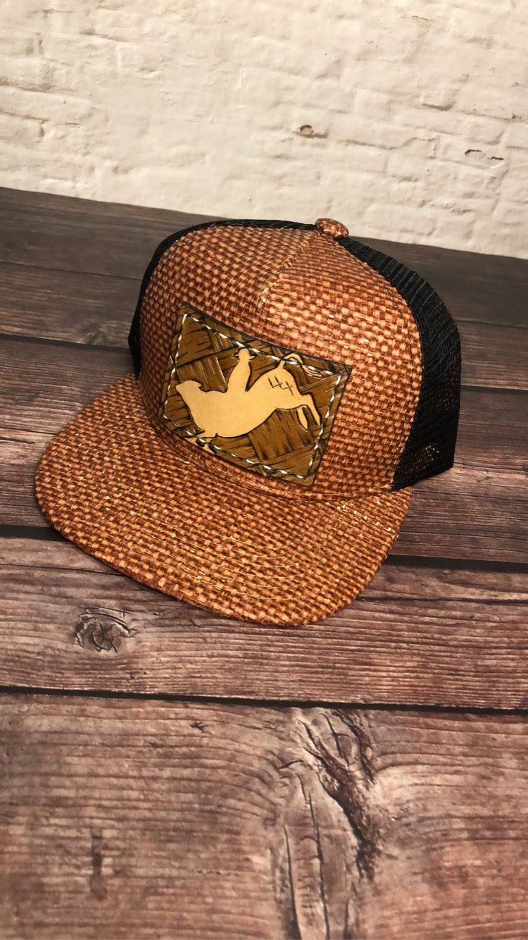 CUSTOM Youth tooled patch hat