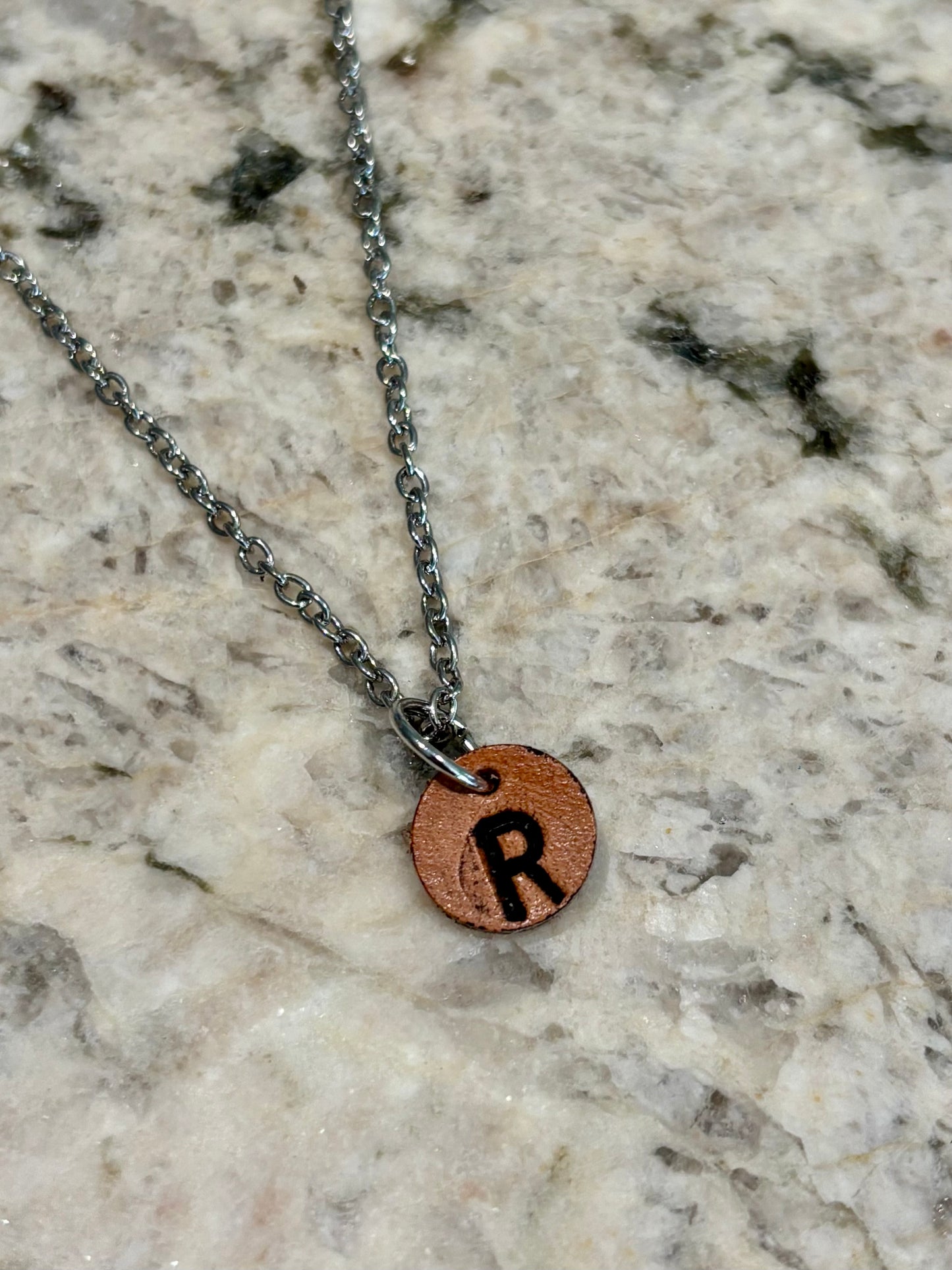 Leather Charm Necklace