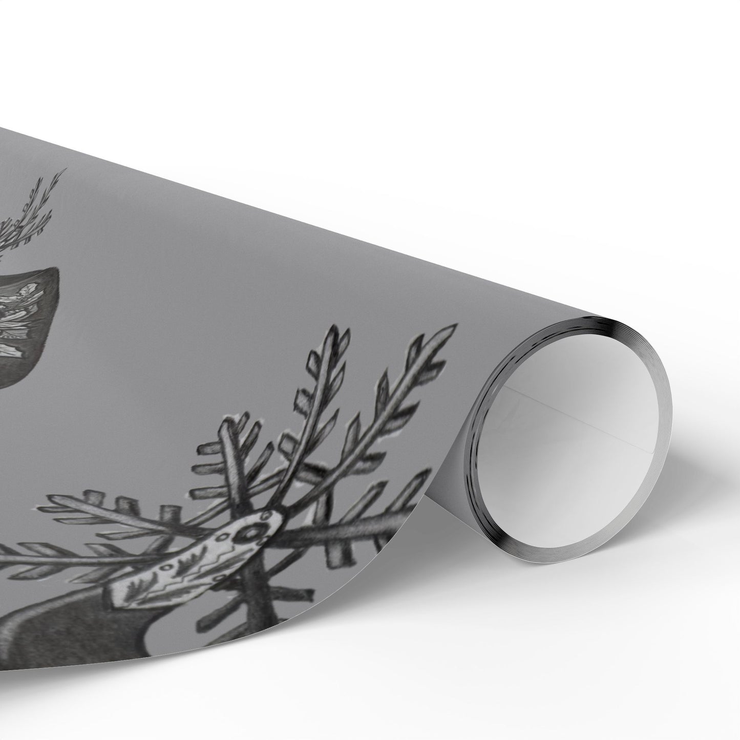 Wrapping Paper Cowboy Christmas Spur Design