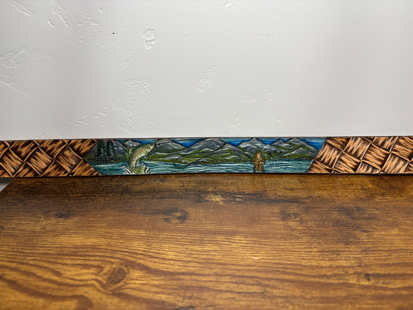 CUSTOM Tooled Leather Belt