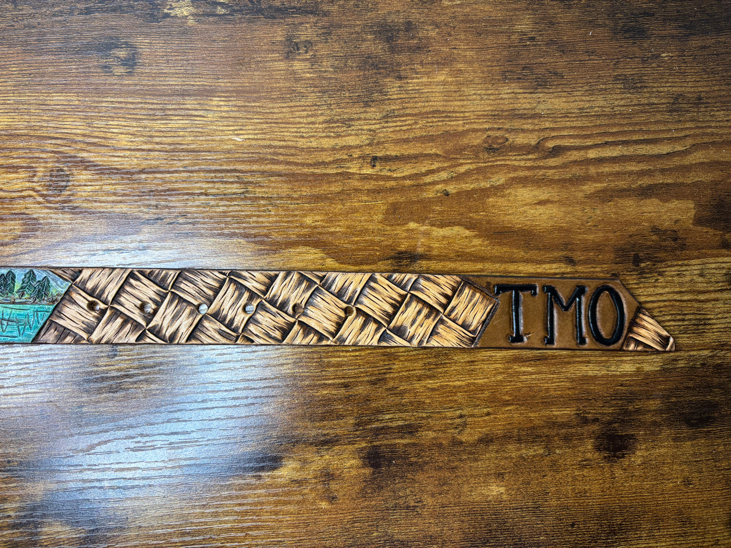 CUSTOM Tooled Leather Belt
