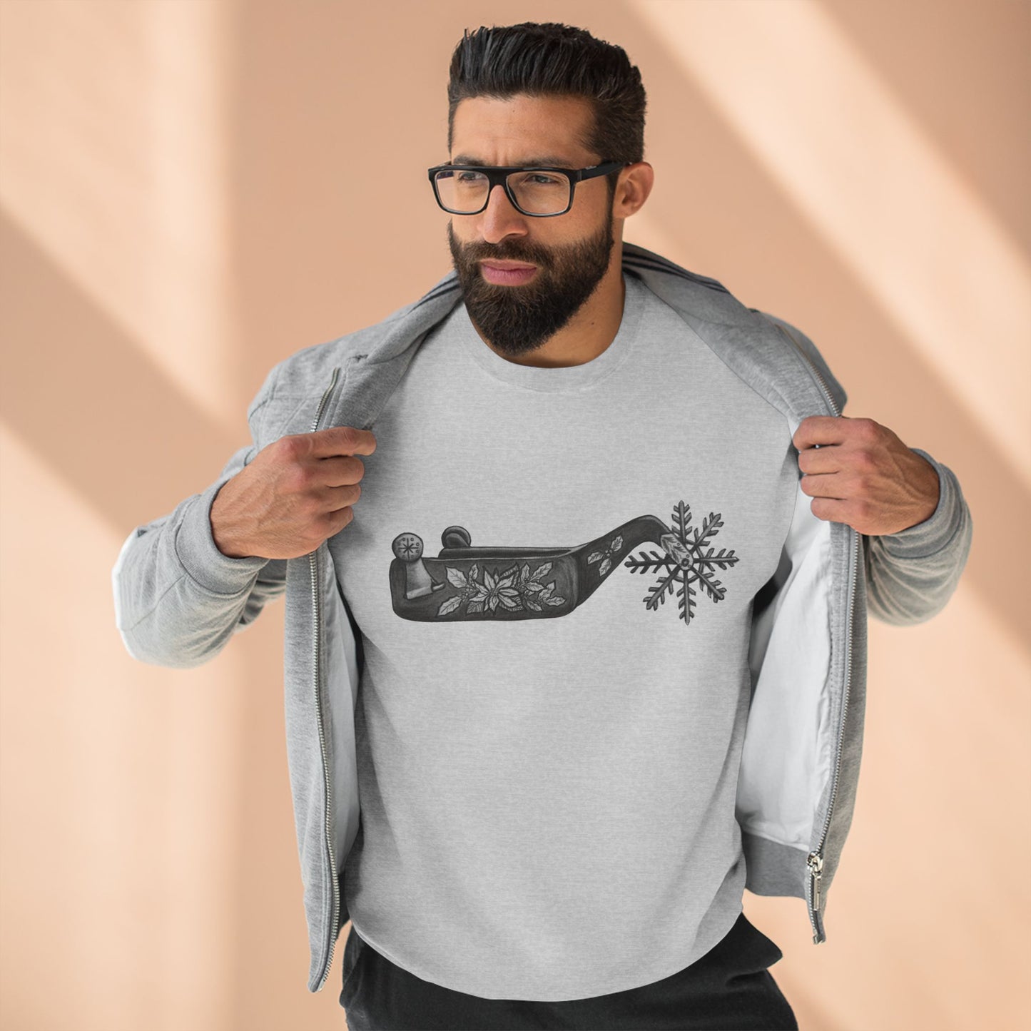 Cowboy Christmas Unisex Crewneck Sweatshirt
