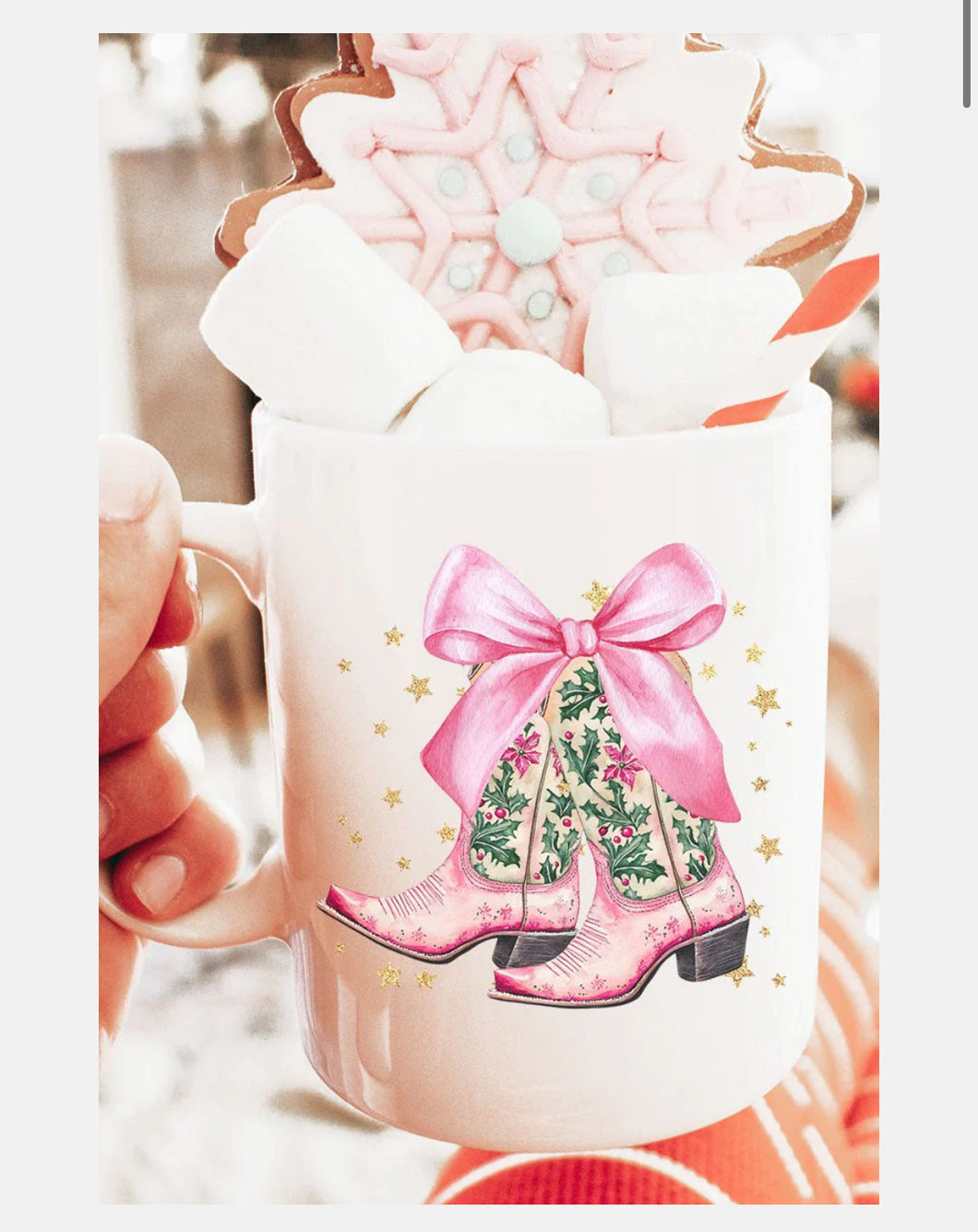 PREORDER- pink boots Mug