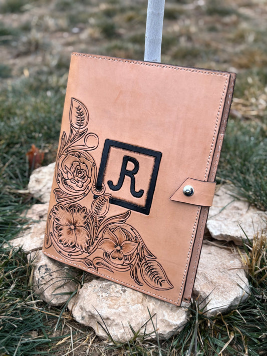 CUSTOM Tooled Padfolio