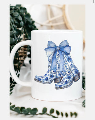 PREORDER- Blue Boots Mug