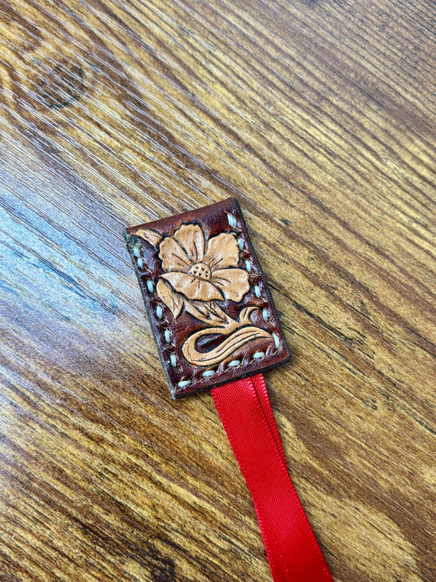 CUSTOM Tooled Ribbon Bookmark