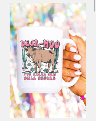 PREORDER-  Deja Moo Mug