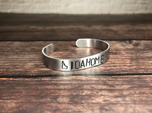 Load image into Gallery viewer, CUSTOM Stamped cuff bracelet