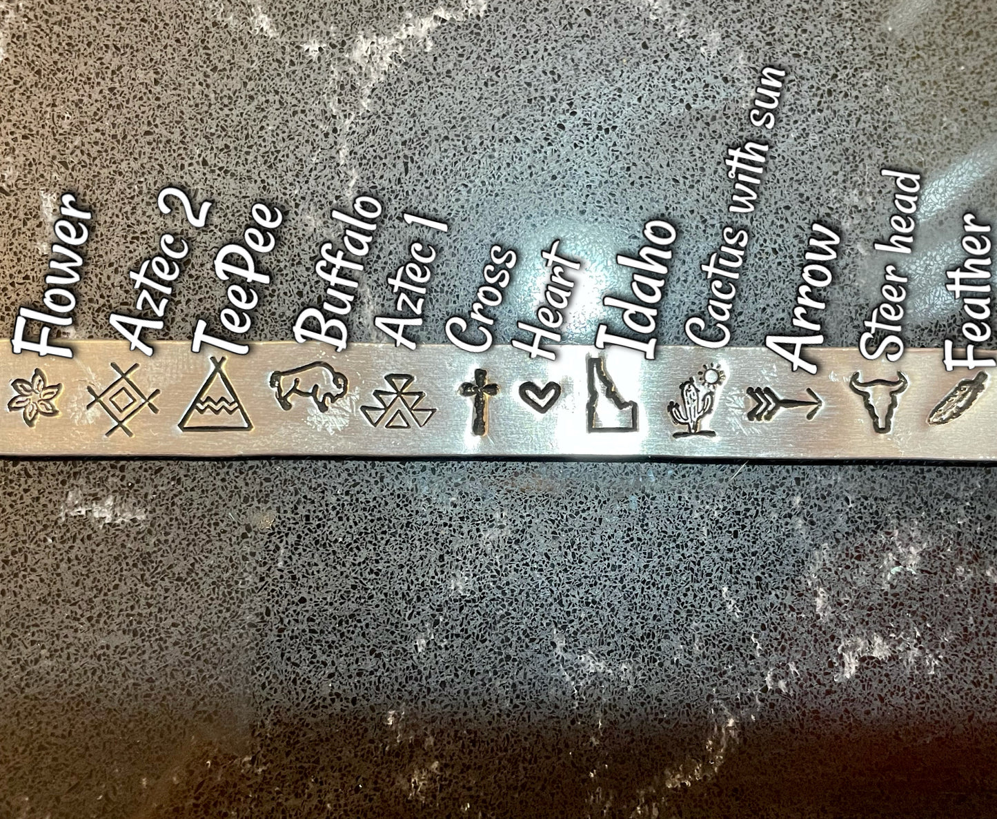 CUSTOM Stamped Bar Necklace