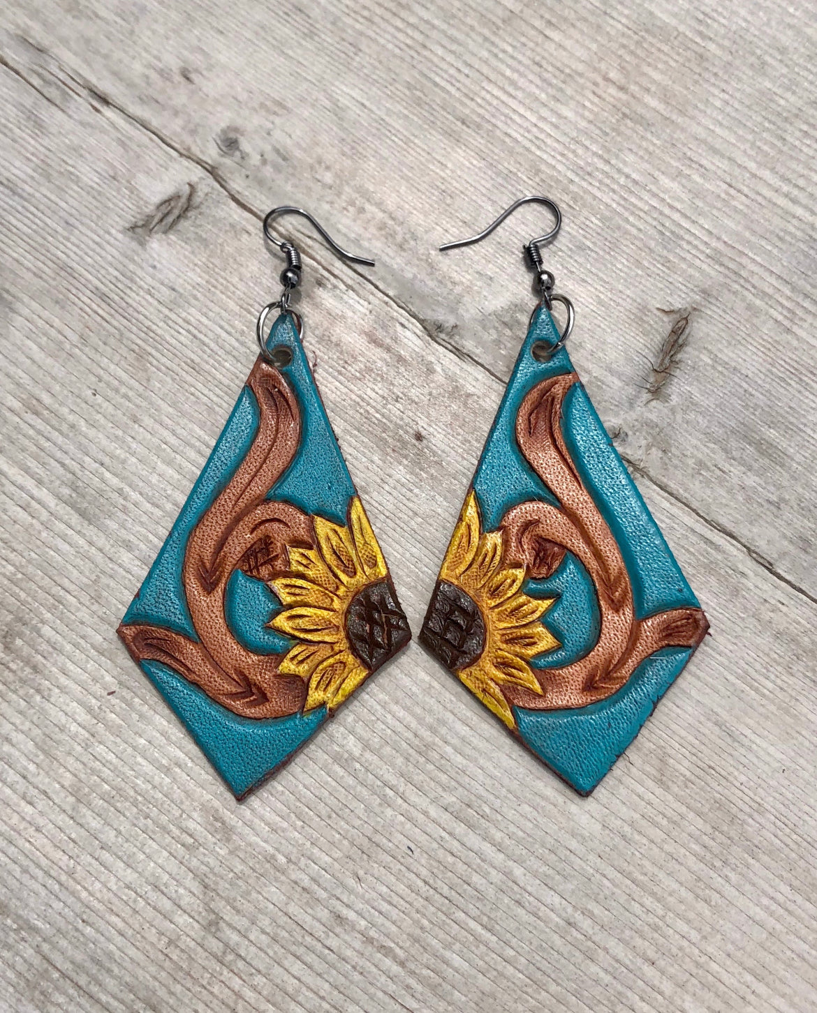 CUSTOM Tooled Earrings