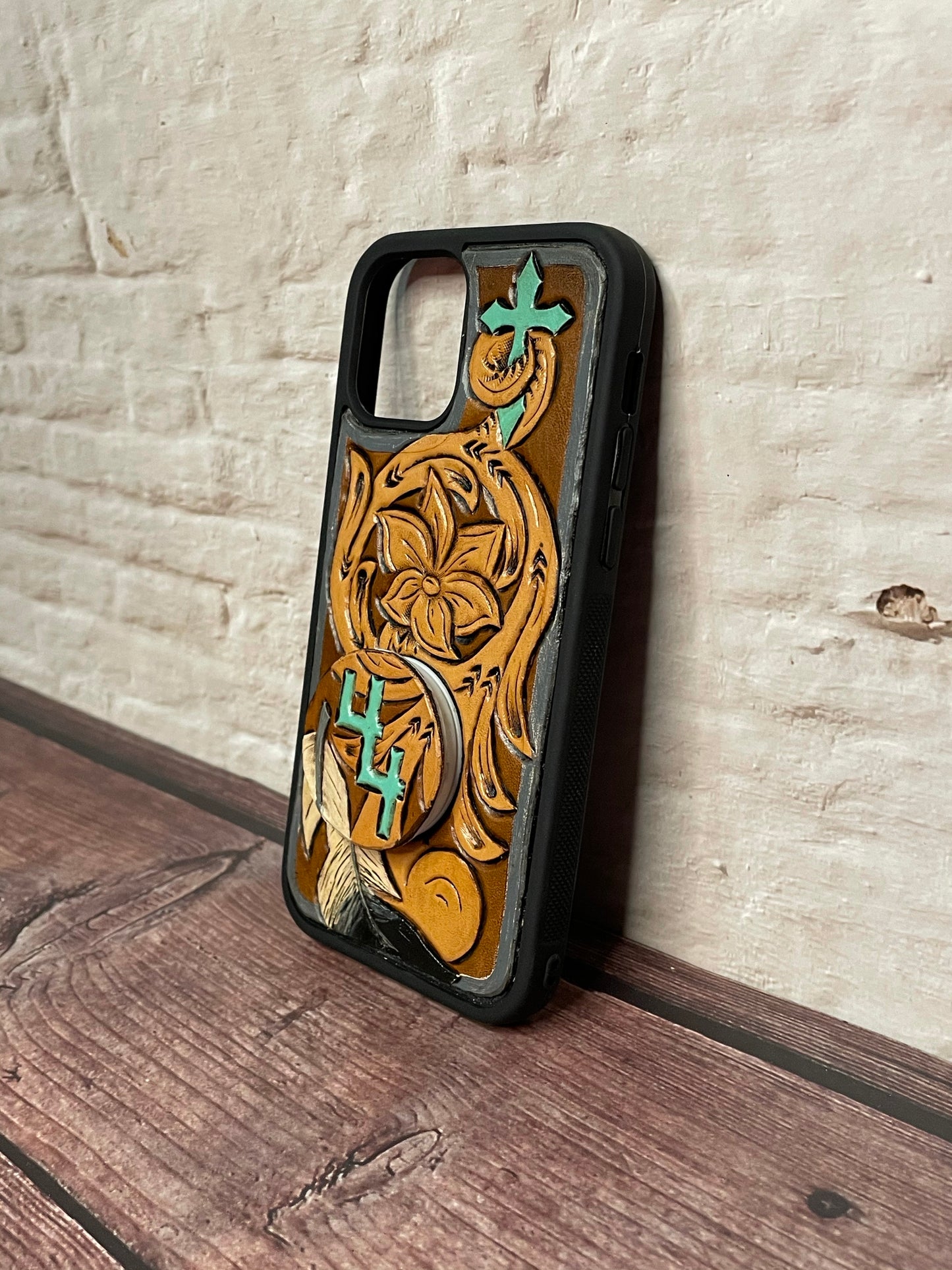 CUSTOM Tooled Phone Case