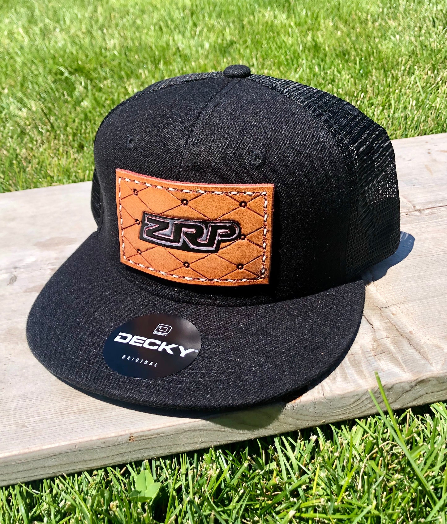 CUSTOM Adult Tooled Leather Snapback