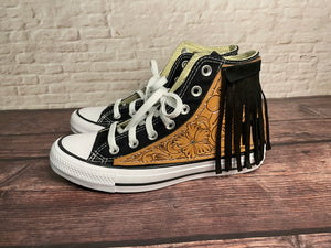 CUSTOM Tooled High Top Converse