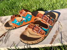 Load image into Gallery viewer, CUSTOM Tooled Sandals