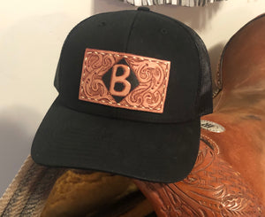 CUSTOM Adult Tooled Leather Snapback