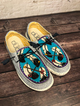 Load image into Gallery viewer, CUSTOM Tooled Hey Dude Shoes