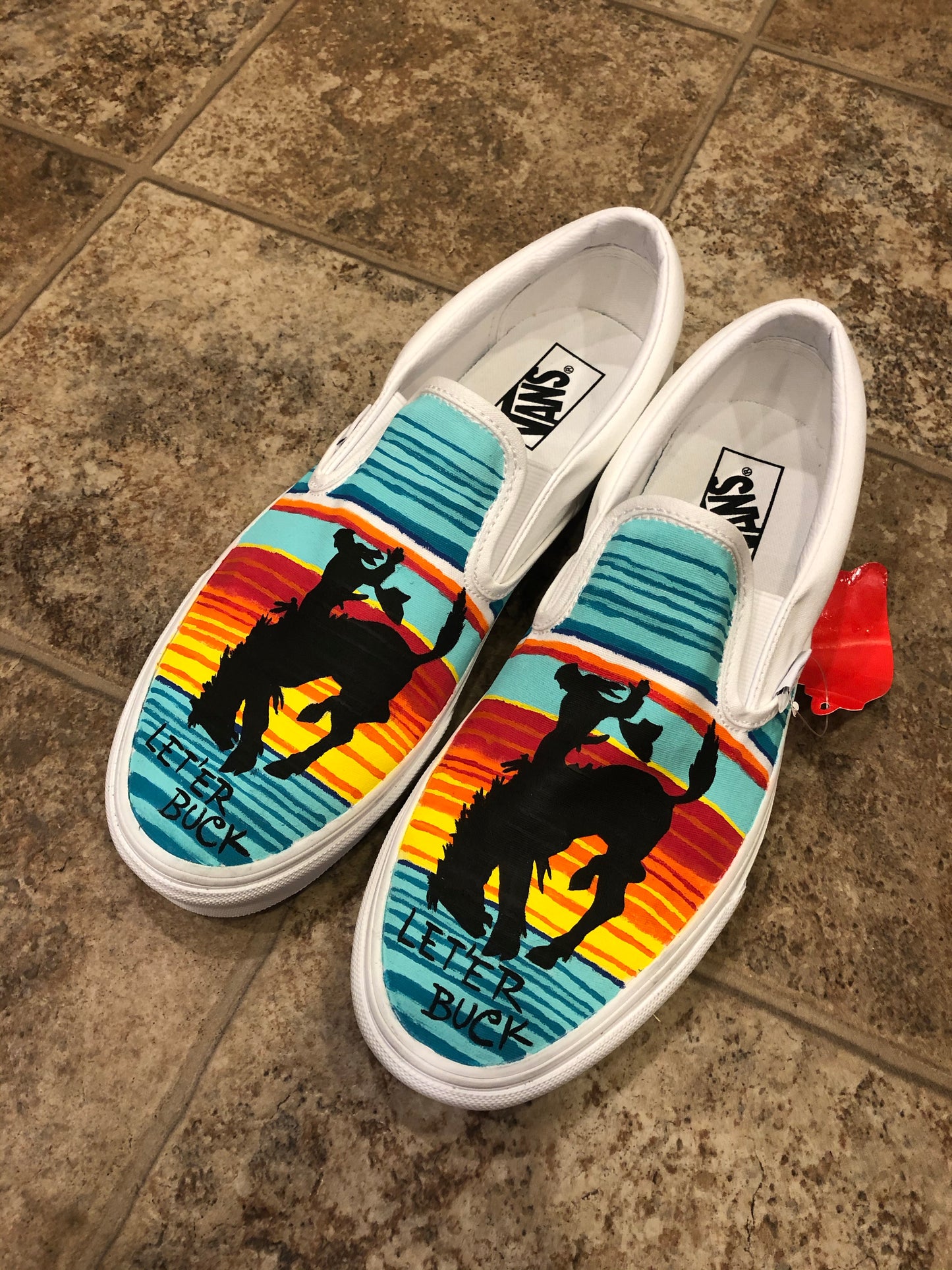 Painted Classic SlipOn Vans