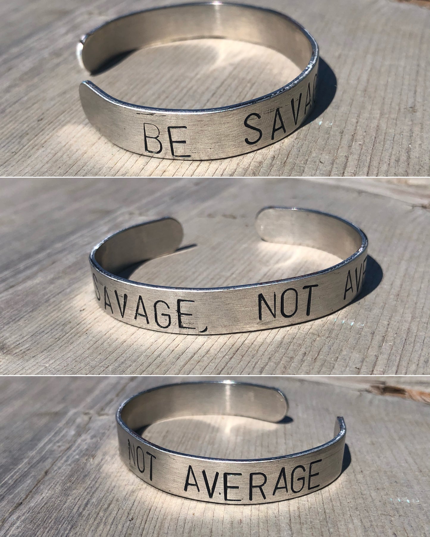 CUSTOM Stamped cuff bracelet