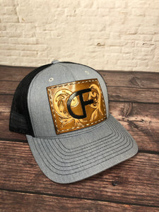 CUSTOM Adult Tooled Leather Snapback