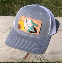 Load image into Gallery viewer, CUSTOM Adult Tooled Leather Snapback