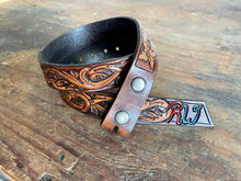 Load image into Gallery viewer, CUSTOM Tooled Leather Belt