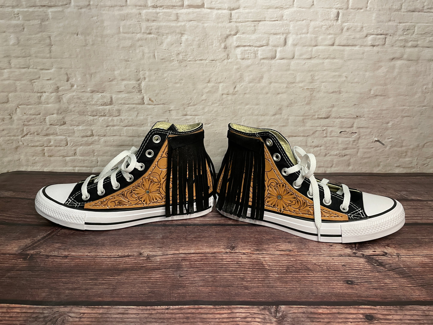 CUSTOM Tooled High Top Converse