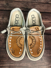 Load image into Gallery viewer, CUSTOM Tooled Hey Dude Shoes