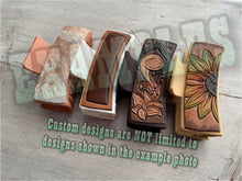 Load image into Gallery viewer, CUSTOM Tooled Hair Clips!