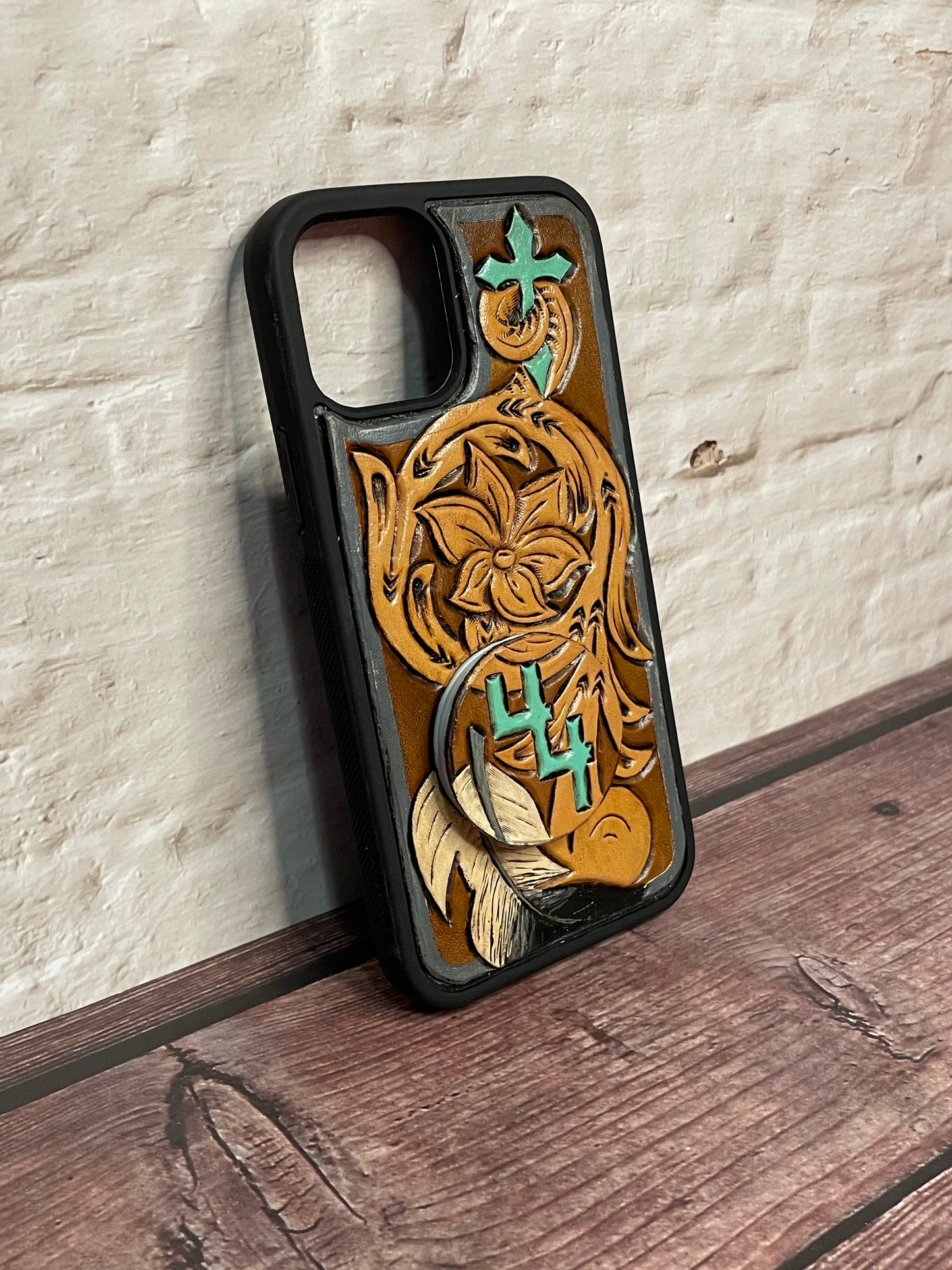 CUSTOM Tooled Phone Case