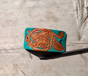 CUSTOM Tooled Hair Pin