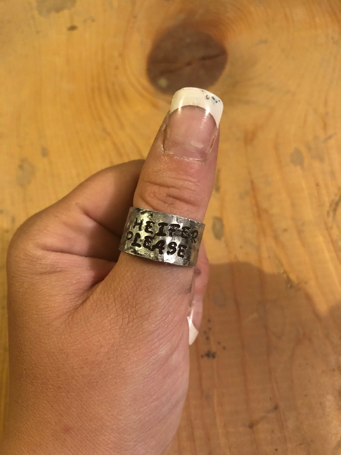 Custom stamp ring