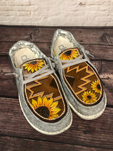 Load image into Gallery viewer, CUSTOM Tooled Hey Dude Shoes