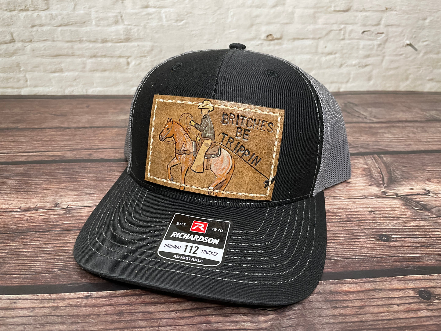 CUSTOM Adult Tooled Leather Snapback