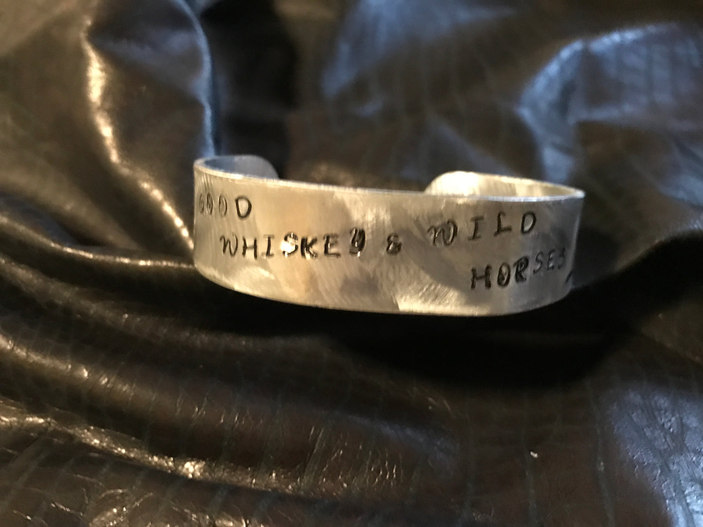 CUSTOM Stamped cuff bracelet