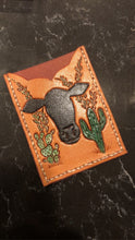 Load image into Gallery viewer, CUSTOM Tooled Leather Card Holder Wallet