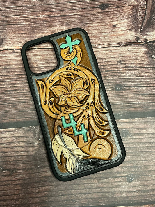 CUSTOM Tooled Phone Case