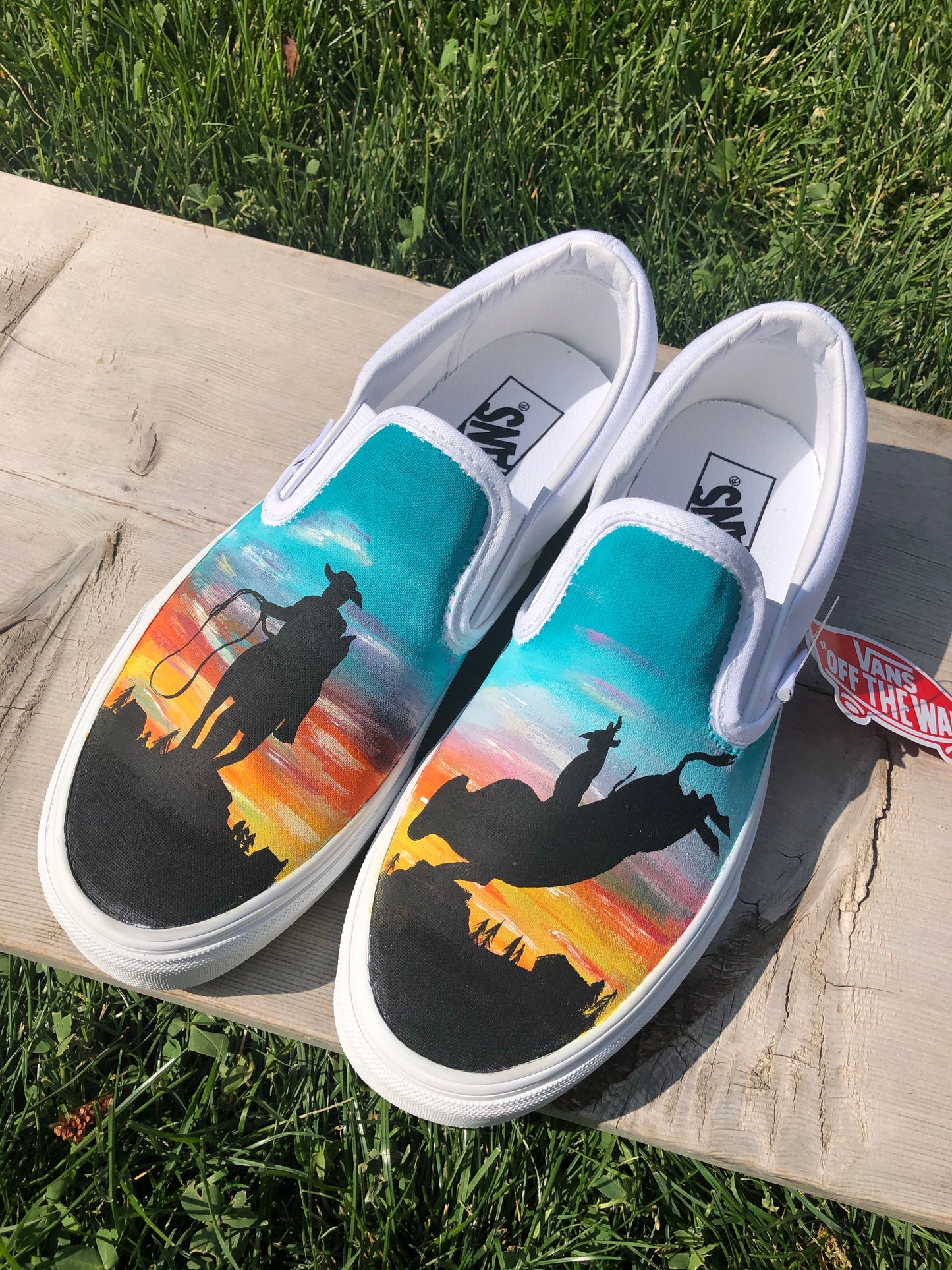 Painted Classic SlipOn Vans