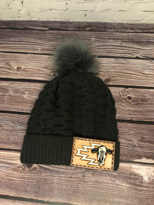 CUSTOM tooled patch beanie