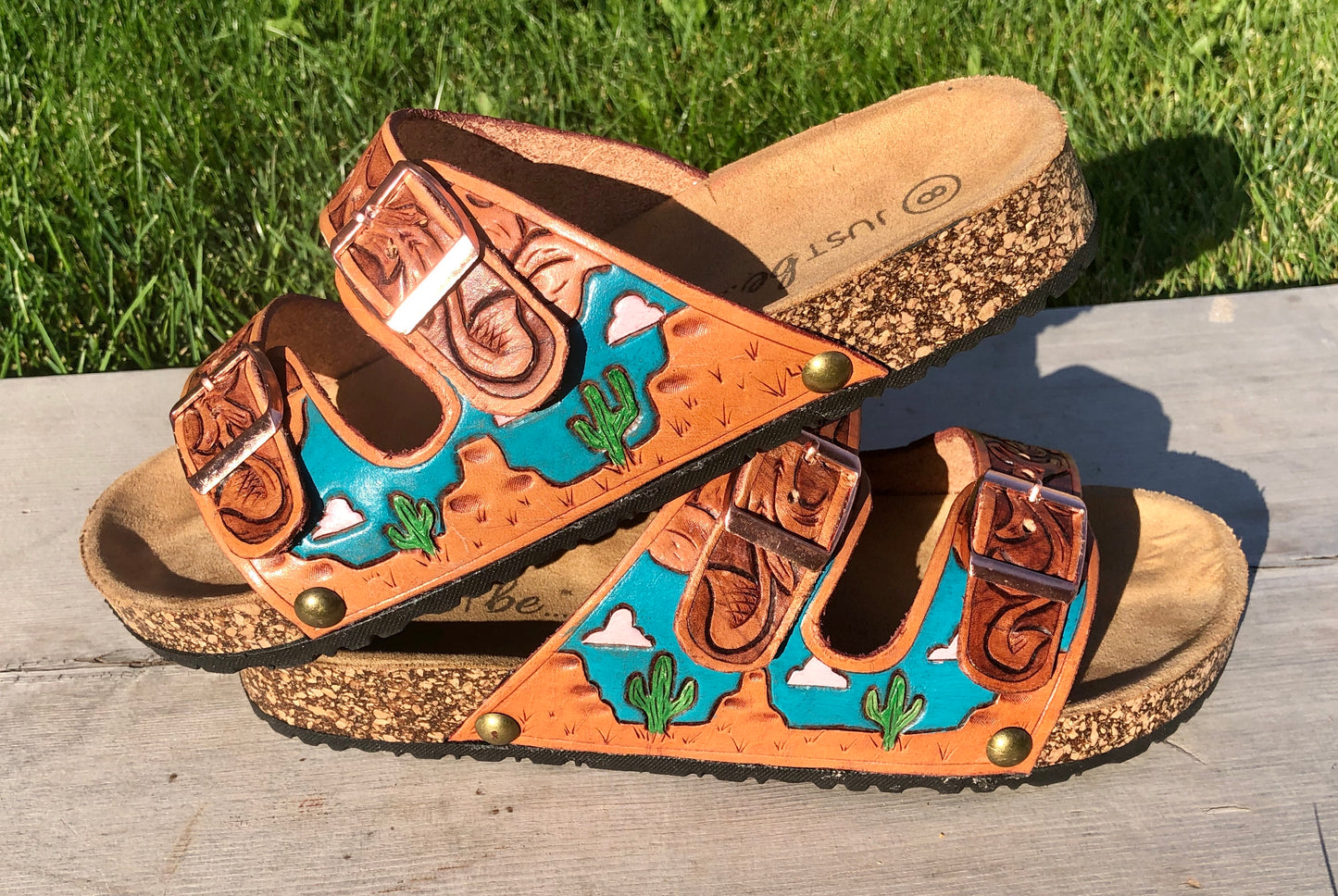 CUSTOM Tooled Sandals