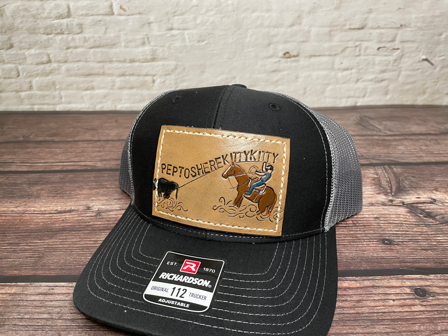 CUSTOM Adult Tooled Leather Snapback