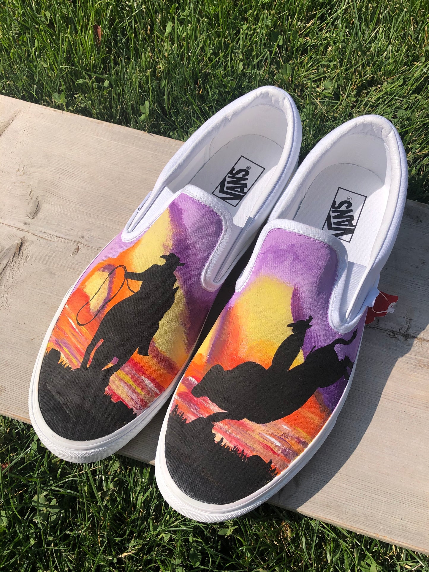 Painted Classic SlipOn Vans