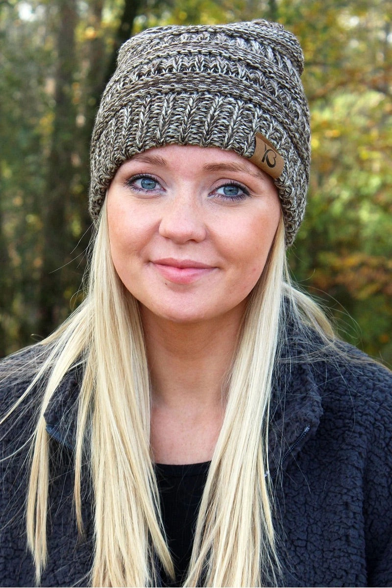 CUSTOM tooled patch beanie